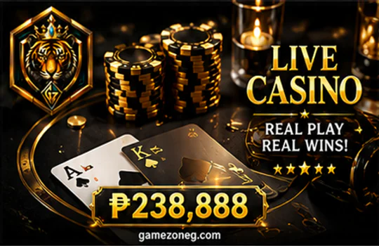 GAMEZONE dealer-led live round with visible timer, limits and status