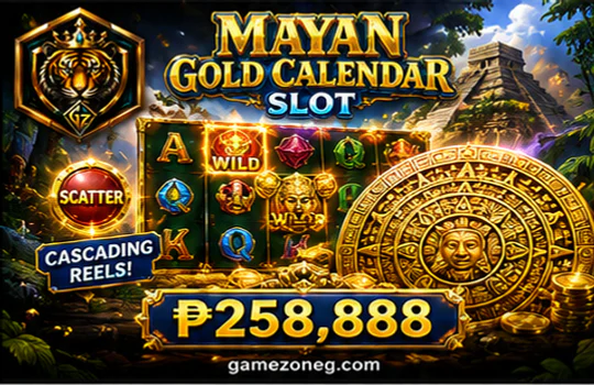 gamezone online casino real money slot scene with reels, symbols and a mobile spin control