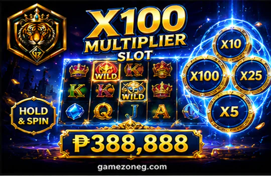 gamezone demo slot paytable with GAMEZONE symbols and result feedback